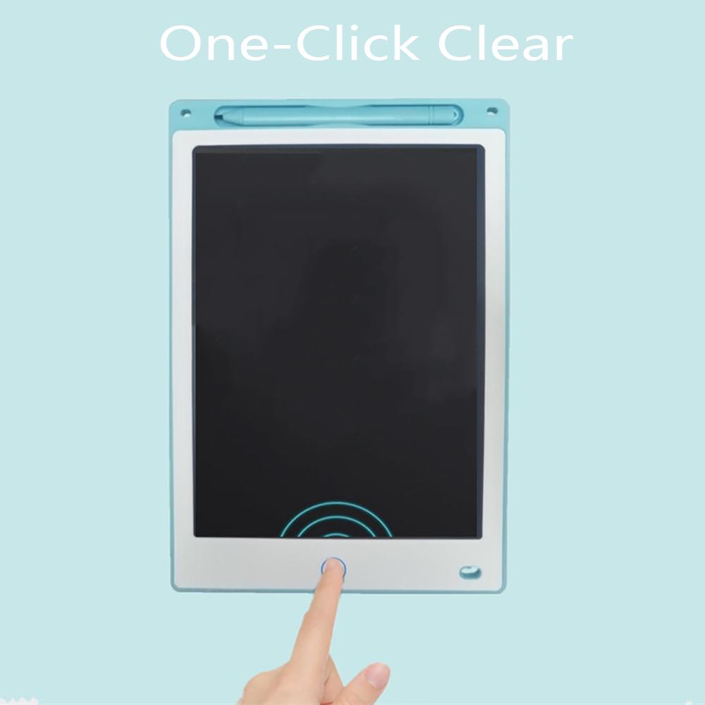 Blue Electronic Digital LCD Writing Tablet Drawing Board Graphics Fun Kids Gift
