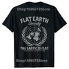 Funny Flat Earth Society T Shirts Graphic Cotton Streetwear Short Sleeve Birthday Gifts Summer Style T-shirt Mens Clothing