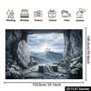 2D Flat Surface 1-piece Religious Empty Tomb Background Cloth Suitable for Indoor and Outdoor Church Activities