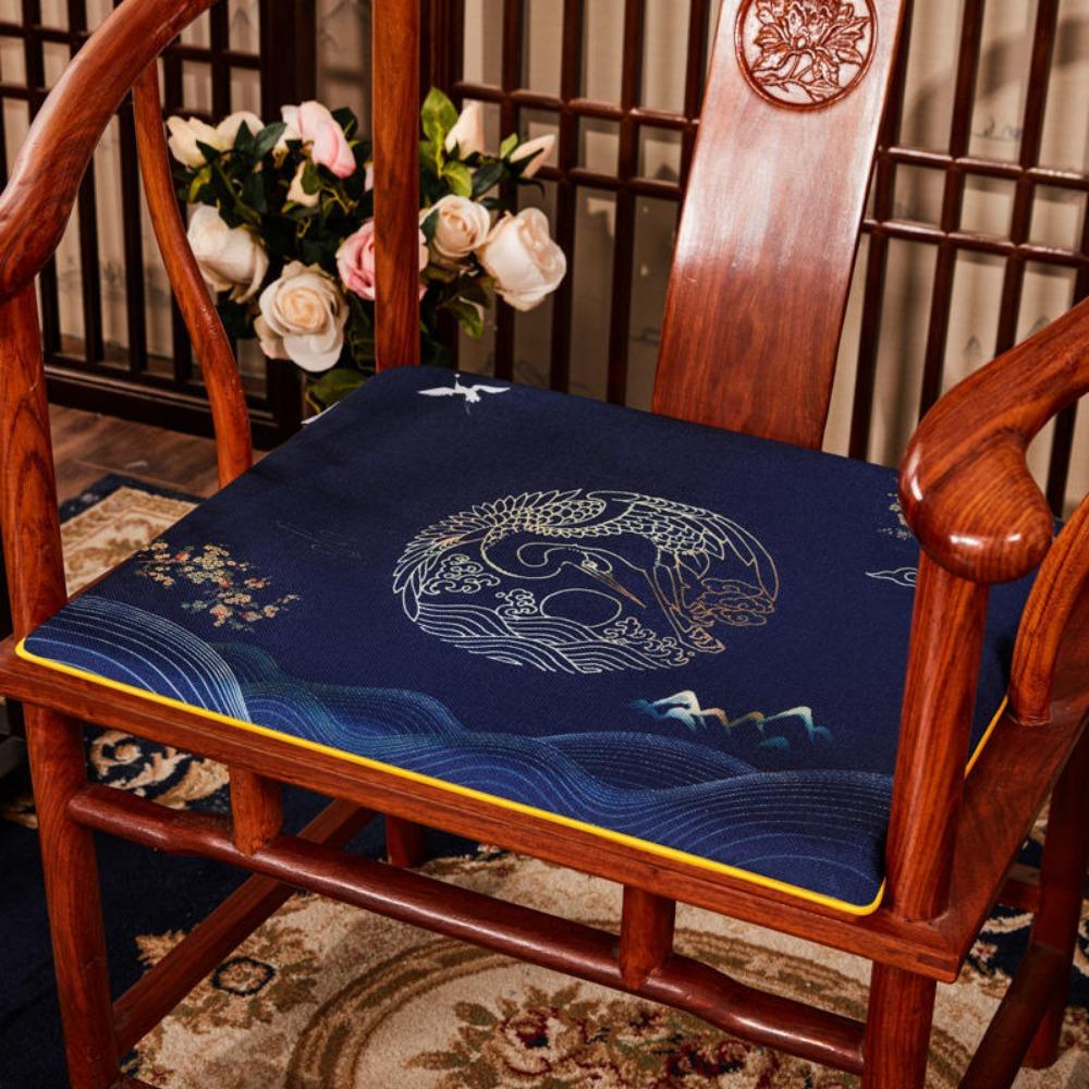 Redwood Sofa Cushion Thickened Seat Pad for Chinese Dining Chair Solid Wood Furniture Armchair