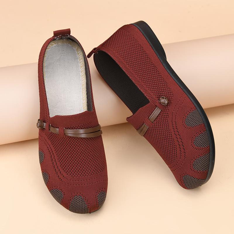 Schuhe Damen Frühling und Herbst neue Mode lässige Einzelne Schuhe Damen flacher Mund ein Pedal Mutterschuhe keine müden Füße Faulenzerschuhe Damen