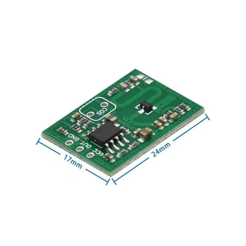 Compactly Microwave Radars Sensors Module For Intelligent Switches Applications Human Body Detection 4-28V Input Voltages