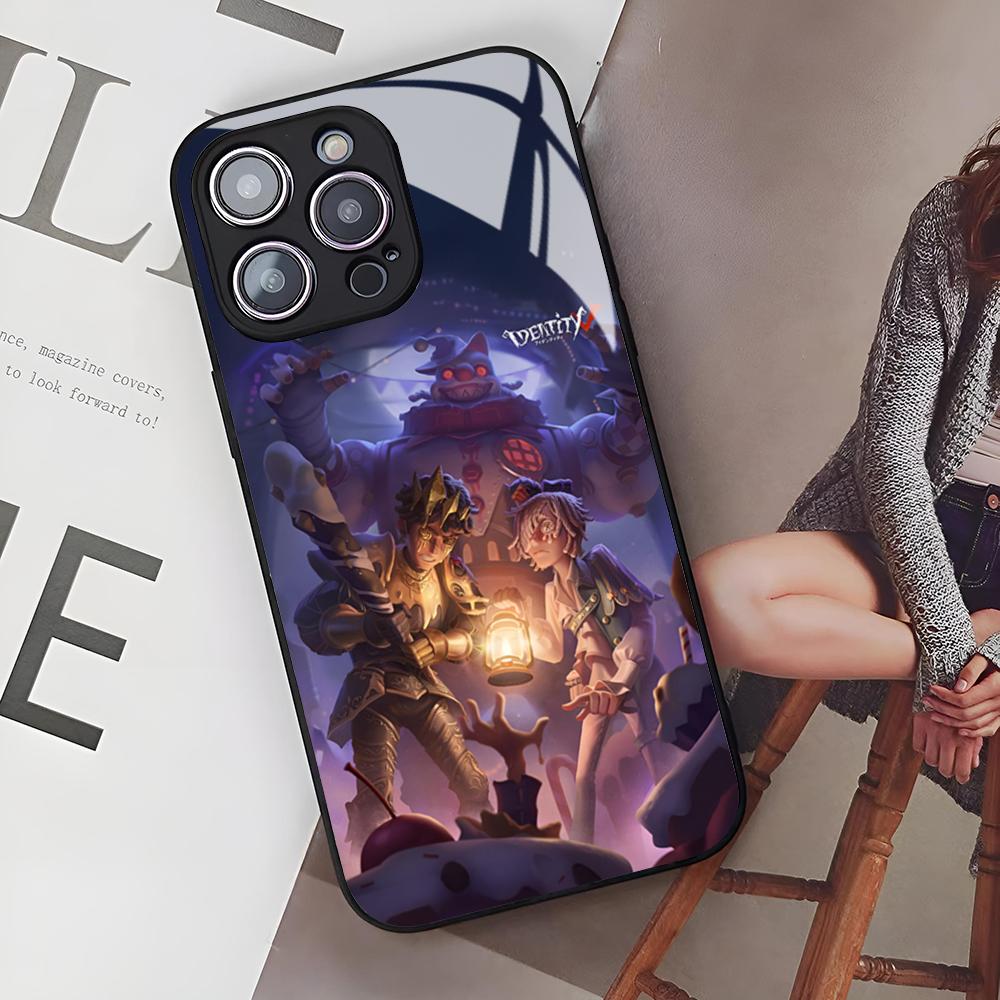 

Game Identity V Phone Case for Iphone 17 Air 16 15 14 12 11 13 Pro Max Mini Se Puls glass Cover iPhone17 Pro