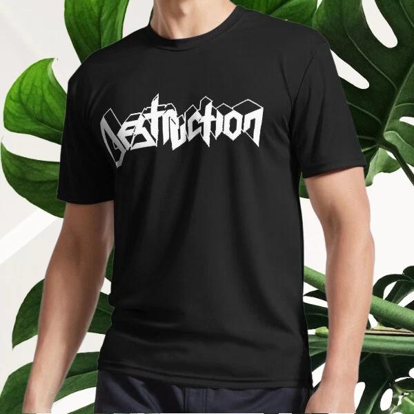 New Destruction logo Active T-Shirt Logo T-Shirt Funny Size S to 5XL L