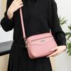 Summer women's bag diagonal cross niche armpit bag printed women's single shoulder small square bag