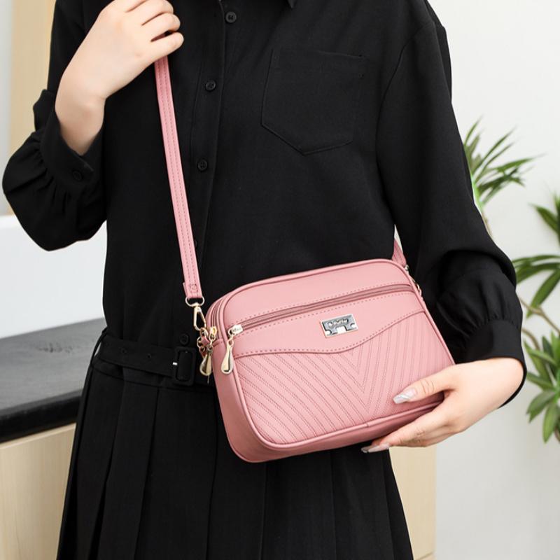 Summer women's bag diagonal cross niche armpit bag printed women's single shoulder small square bag