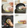 Non-Stick Kitchen Dishwashing Sponge & Double-Sided Scrubber Magic Wipe