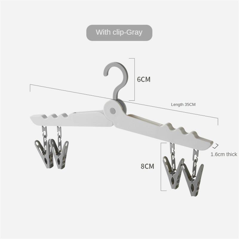 32 Klips Sammenleggbare Klær Tørketrommel Vindtette sokker Undertøy Tørkestativ Husholdning Barn Voksne Oppbevaring Vaskestativ