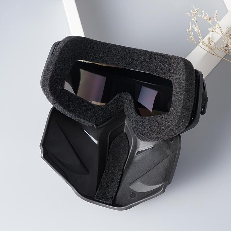 Motorcycle Personality Mask Outdoor CS Tactical Mask Motorcycle Off-Road Windshield Helmet Eyepiece