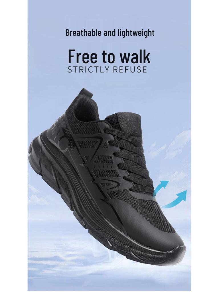 Men's 2025 Autumn/Winter Soft Sole Non-Slip Running Shoes - Fashionable, Wear-Resistant Casual Outdoor Sports Footwear