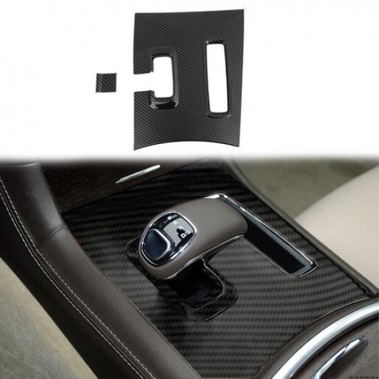 Gear Shift Panel Cover Trim Frame For Charger/Chrysler 300 2010-14 Carbon Fiber