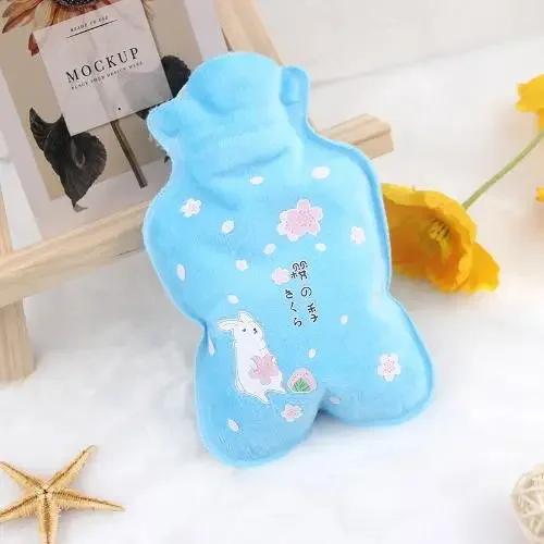 1Pc Lovely Cartoon Hand Po Warm Water Bottle Mini Hot Water Bottles Portable Hand Warmer Girls Pocket Hand Feet Hot Water Bags