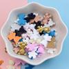 50Pcs New Cute Resin Mini Little Bear Collection Flat Back Parts Embellishments For Hair Bows Nail Enhancement Accessories