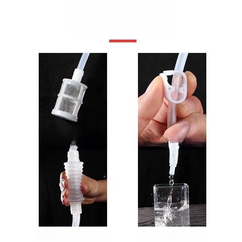 Manual Wine Pump & Filter Siphon for Home Use