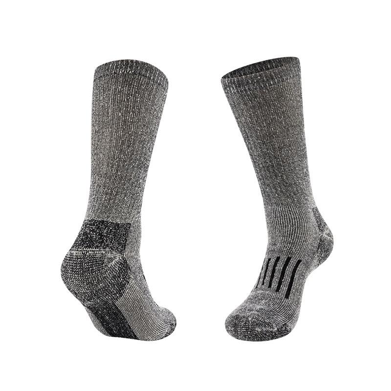 Woolen Sports Socks Men's Soft Warm Thicken Ski Sock Wear-resistant High Elastic Running Hiking Breathable Hiking Socks