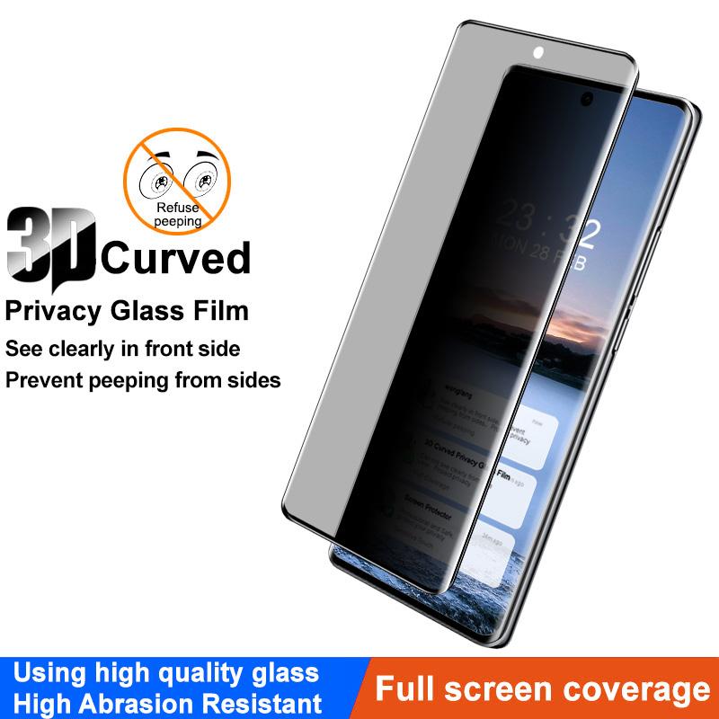 IMAK For Vivo X100s Pro 5G/X100 Ultra 5G Full Screen Protector Anti-Peep 3D Curved Tempered Glass Film