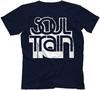 Soul Train Cotton Men T-Shirt Navy