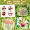 Fruit Protection Drawstring Bags Reusable Insect Proof Mesh Bags Pest Barrier Covers For Fruit Trees Plants Home Garden Supplies