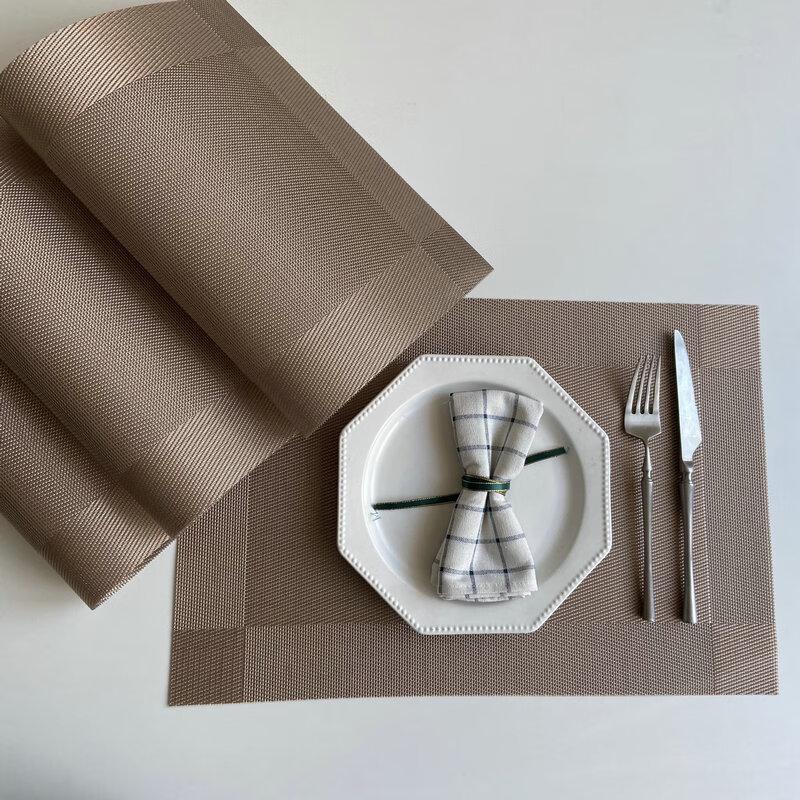 Tovagliette Changbaosen in PVC Impermeabili Resistenti al Calore, Confezione da 10