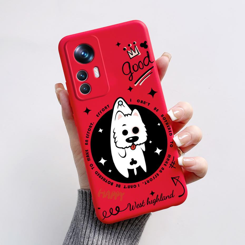 For Xiaomi Mi 12T 12 T Pro Case Cute Panda Liquid Silicone Phone Cases For Xiaomi Mi 12T 12 Mi12 T 12X Lite Pro Soft Cover Case