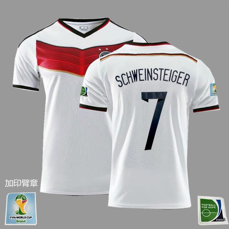 Frankreich Argentinien Deutschland Brasilien Nationalmannschaft Retro Trikot Fußballtrikot Klassisch Nostalgische Replik Thailändisches Trikot