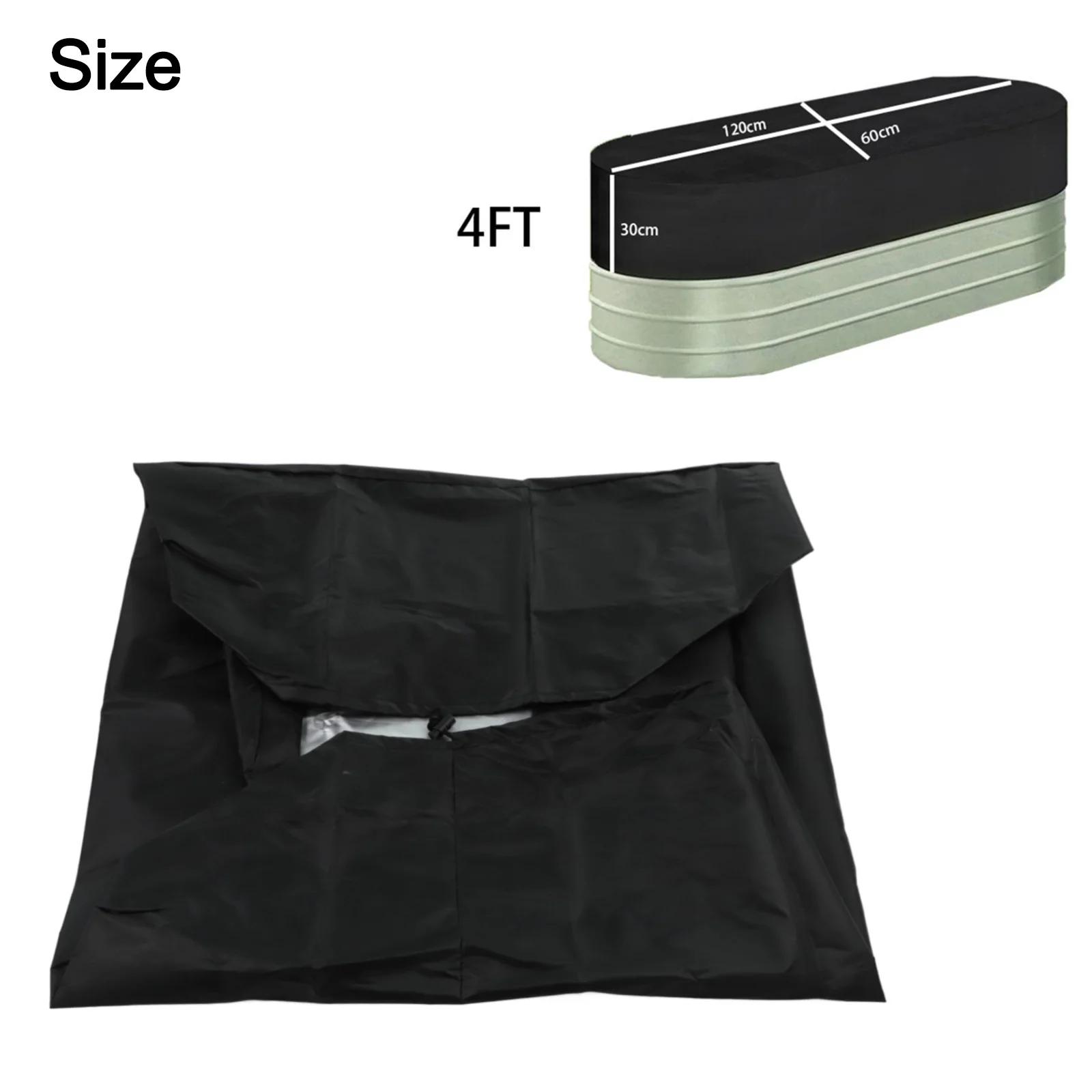 Cover For Water Tank Water Storage Weatherproof Cover Stock Tank Cover Silver-Coated Inner Layer Waterproof Protection