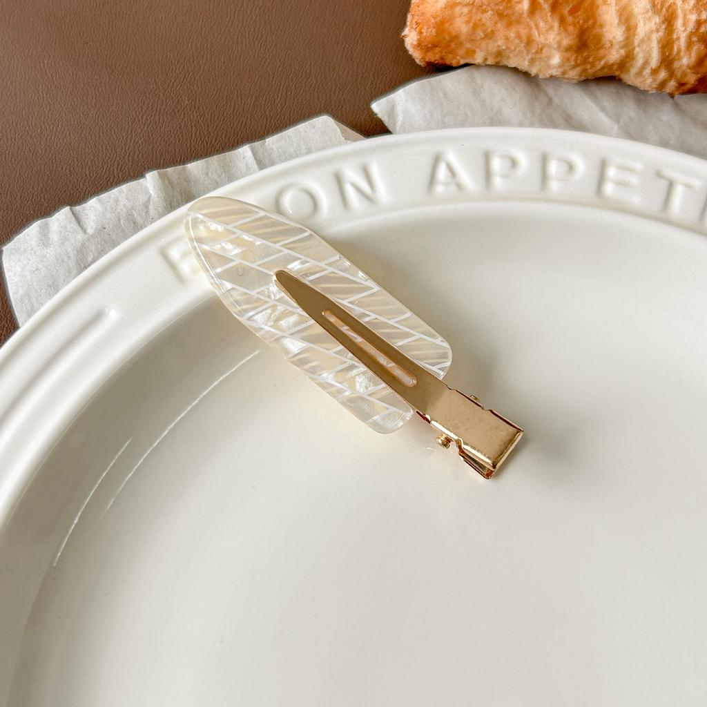 1pcs Bridesmaid Hair Clips Gold Girl's Seamless Hairpin Wedding Hair Accessories for Long Hair Ornaments Resin Bridesmaid Gift
