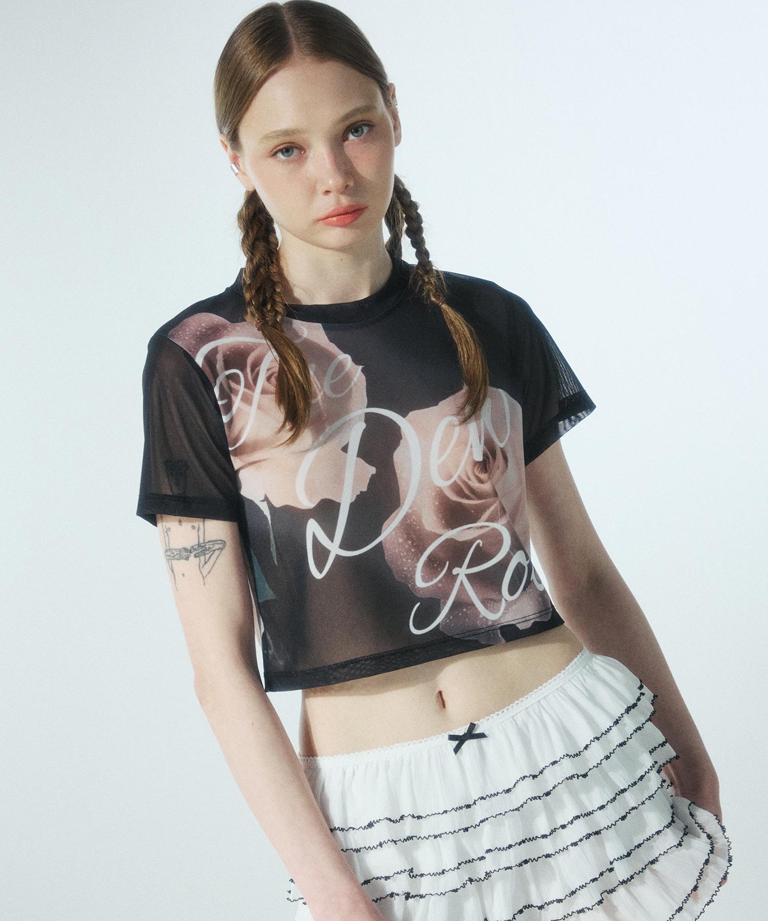 Uah Rose T-Shirt (Black) Free