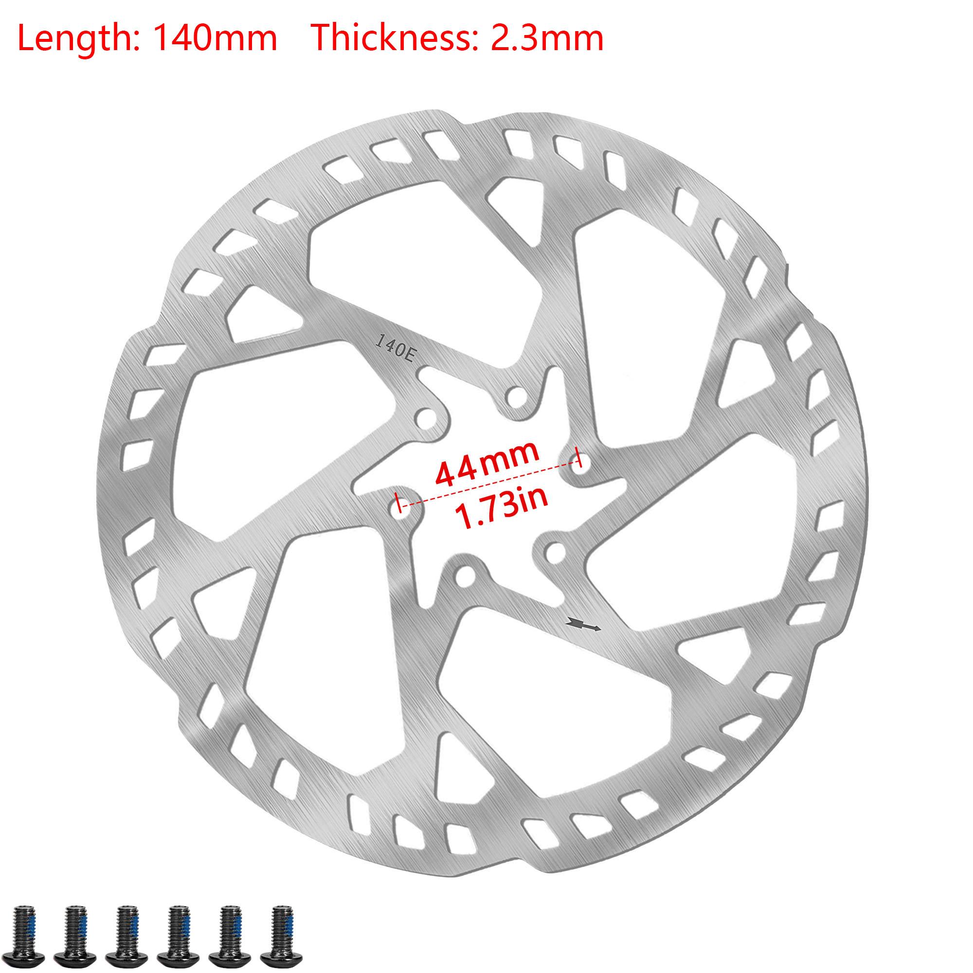 DYISLAND MTB Disc Brake Rotor 140mm/160mm/180mm/203mm 2.3mm Stainless Steel Brake Rotors Road Bicycle Brake Disc 1PCS 140mm-2.3mm