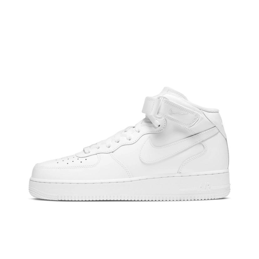 Nike Air Force 1 Mid top Skateboard Shoes Men's Black White CW2289-111(team-A)-Random packaging bags