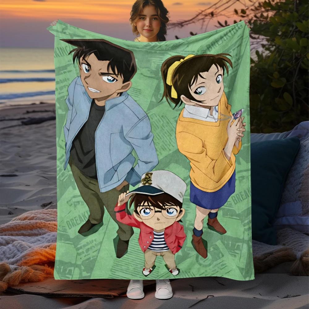 Detective Conan HD Print Blanket.Exquisite,Soft,Comfortable,Nap,travel,work,living Room,bedroom,Chair,sofa,Picnics,Blankets,Gift