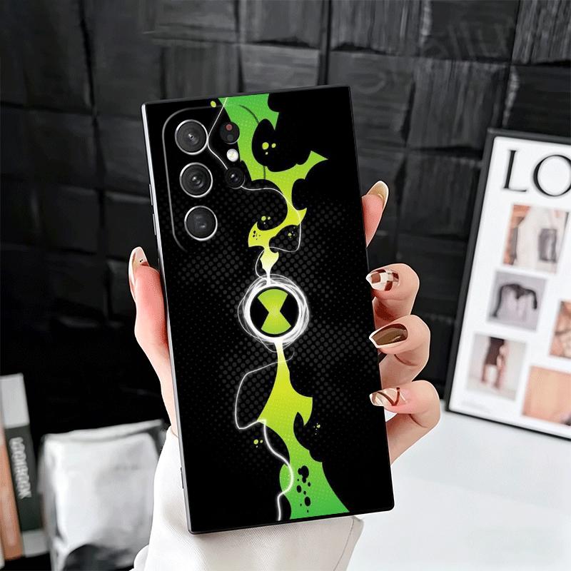 

Cartoon Ben 10 Soft Phone Case for Samsung Galaxy S26 S25 Edge S24 Ultra S23 Plus S22 S21 FE S20 Black Cover Back Shell Samsung S23 FE