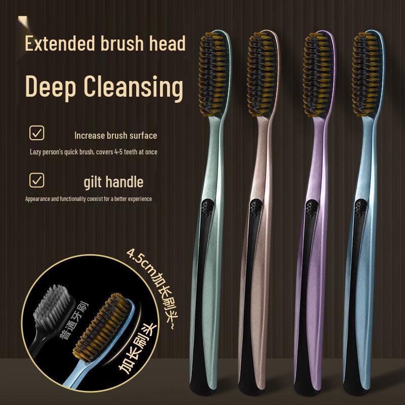 

Uanicce Innovative U-Shaped Long-Handled Toothbrush: Luxurious Wide Head with Soft Bristles for Effective Gum Protection and Teeth Cleaning at Home.