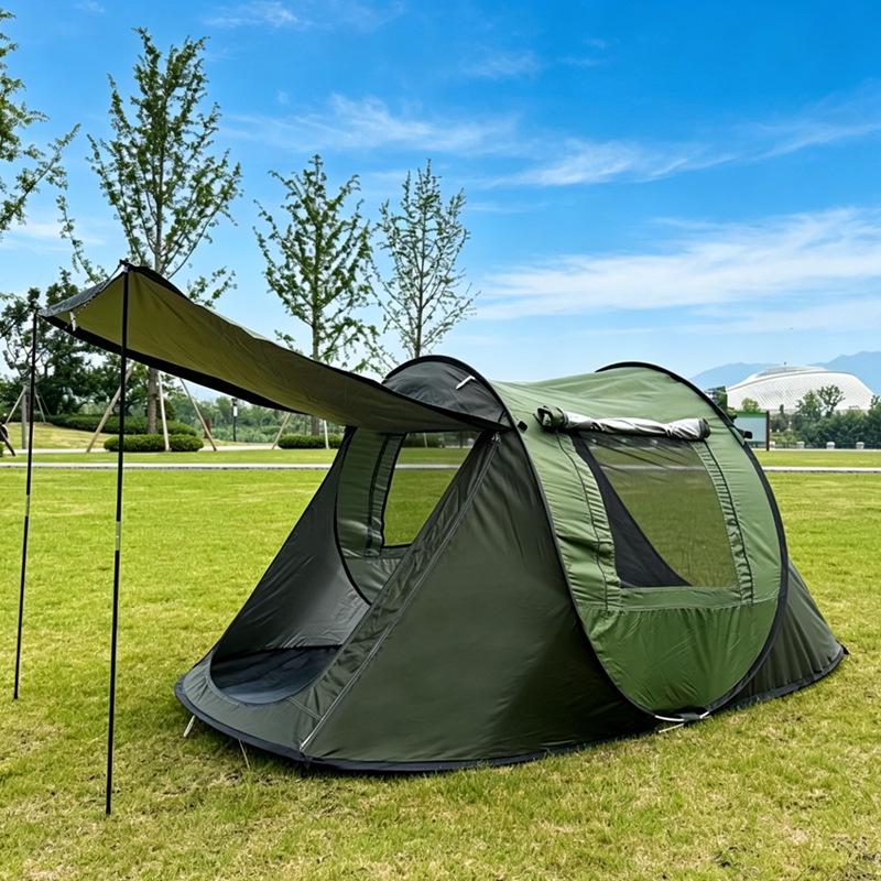 Ātri atverama automātiska pop-up kempinga telts