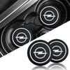 Car Coasters Silicone Anti-Slip Water Cup Mat Drink Pad For Opel Astra j g Insignia Corsa d Vectra c Zafira a Auto Gadgets