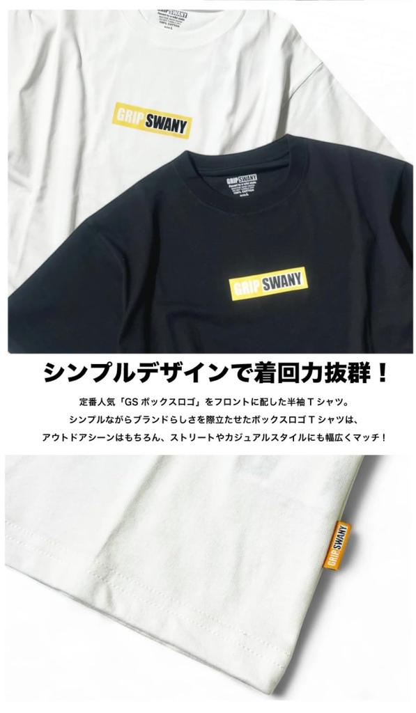 [Grip Swany] GS BOX LOGO TEE T-shirt GSMCT-109T (L, White)