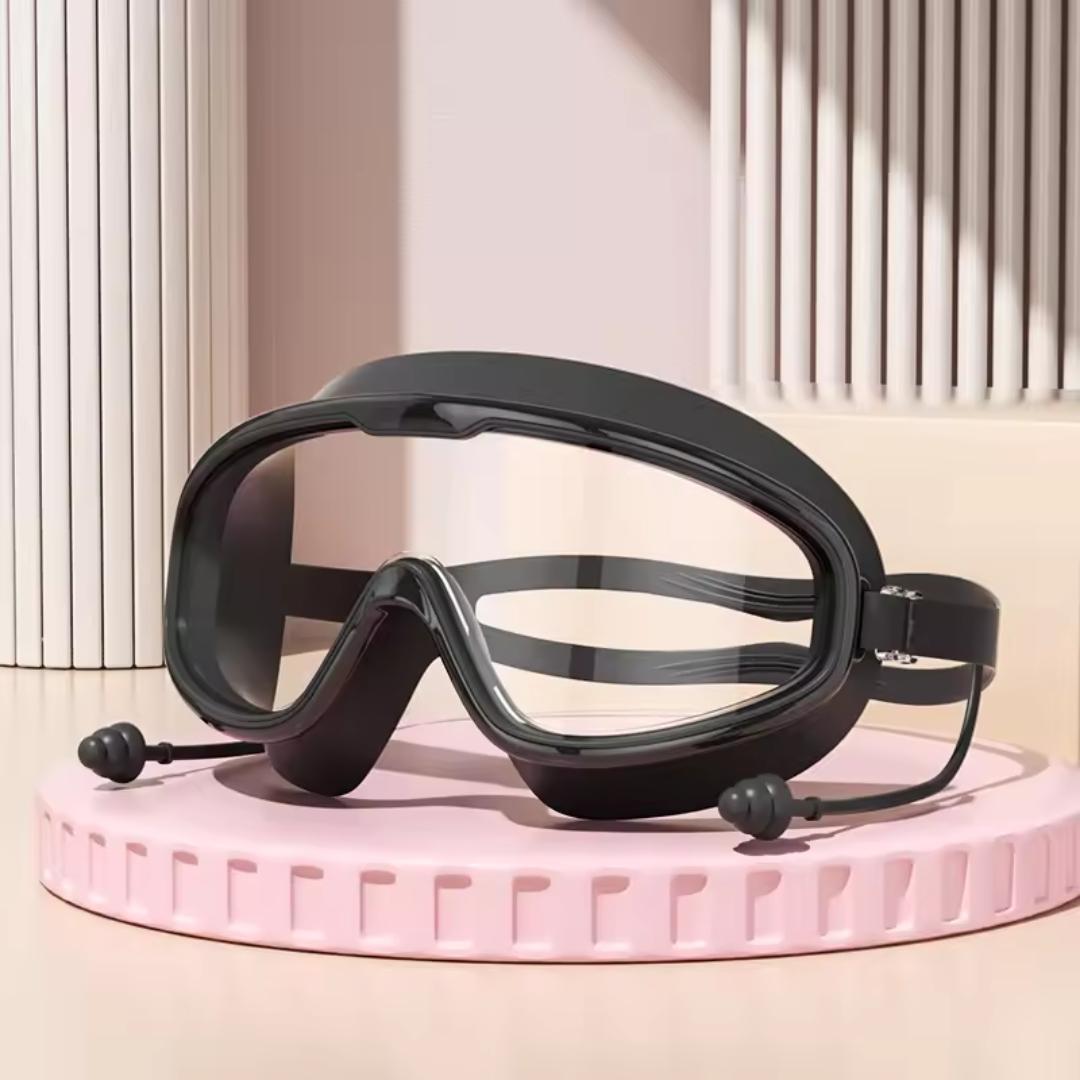 

Swimming Goggles Big Frame Swimming Goggles Big Frame HD Wide View Anti-Fog UV Protection Swimming Goggles for Adults No Leaking One size fits all