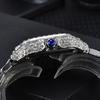 2025 NIRICHA Quartz Casual Steel Band Full Diamond Watch