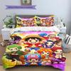 Luffy Patterned Pillowcase & Duvet Cover Set Bedroom Simple Themed Bedding Gift for Fans.-TING