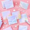 50 Sheets Colorful Starry Sky Stickers Sticky Notes and Stickers Leave A Message for Sticky Notes Student Office Stationery Supplies