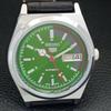 AUTOMATIC VINTAGE REFURBISHED SEIKO 5 6309A JAPAN MENS GREEN WATCH a440768-4 Sk-a440768