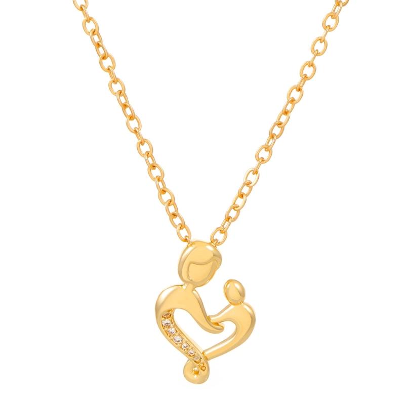 

Unique Fashion Pendant Necklace Women s Mother Child Embrace Love Pendant Necklace for Daily Wear Dates Parties