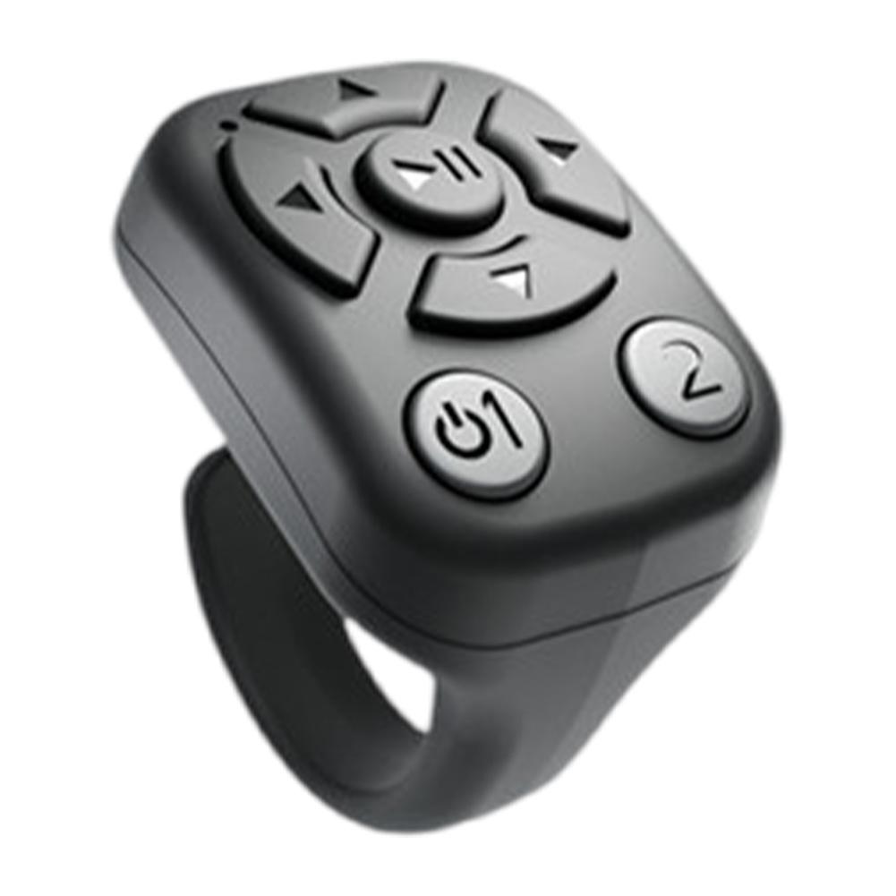 

For TikTok Scrolling Ring Fingertip Wireless Remote Control Bluetooth-Compatible Page Turner Mobile Phone Video Remote чёрный