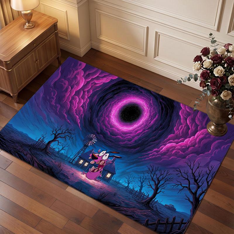 Courage the Cowardly Dog Rug Soft Thick Non Slip Floor Carpet for Bedroom Living Room Home Decor