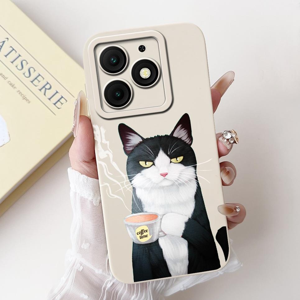 For Cover Itel A50 ItelA50 A 50 Phone Case Back Capa Question Duck Panda Cool Style Animals Cat Painting Soft Silicone Funda Bag