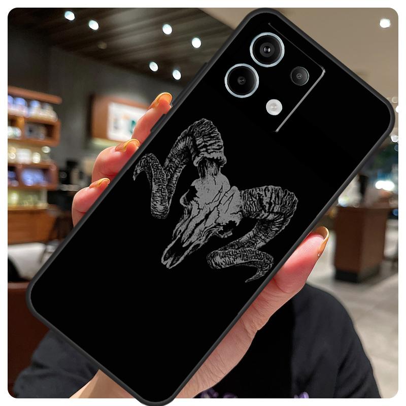 

Чехол-череп барана скелет ужасы для Xiaomi Redmi Note 12 9 10 11 13 14 15 Pro Plus Чехол для Redmi 13C 12C 10C 14C 15 C Redmi 13 4G