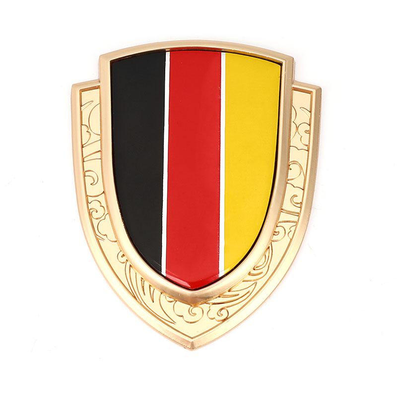 3D Metall Autoaufkleber Italien Frankreich Deutschland England Amerika Flagge Emblem Abzeichen Aufkleber