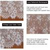 Sewing Lace Fabric White Eyelash Lace Fabric Black Embroidered Floral Lace Eyelash Trim Home Decoration