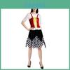 Elegant Caribbean Pirate Dress For Women Ideal For Halloween Cosplay Parties And Themed Events