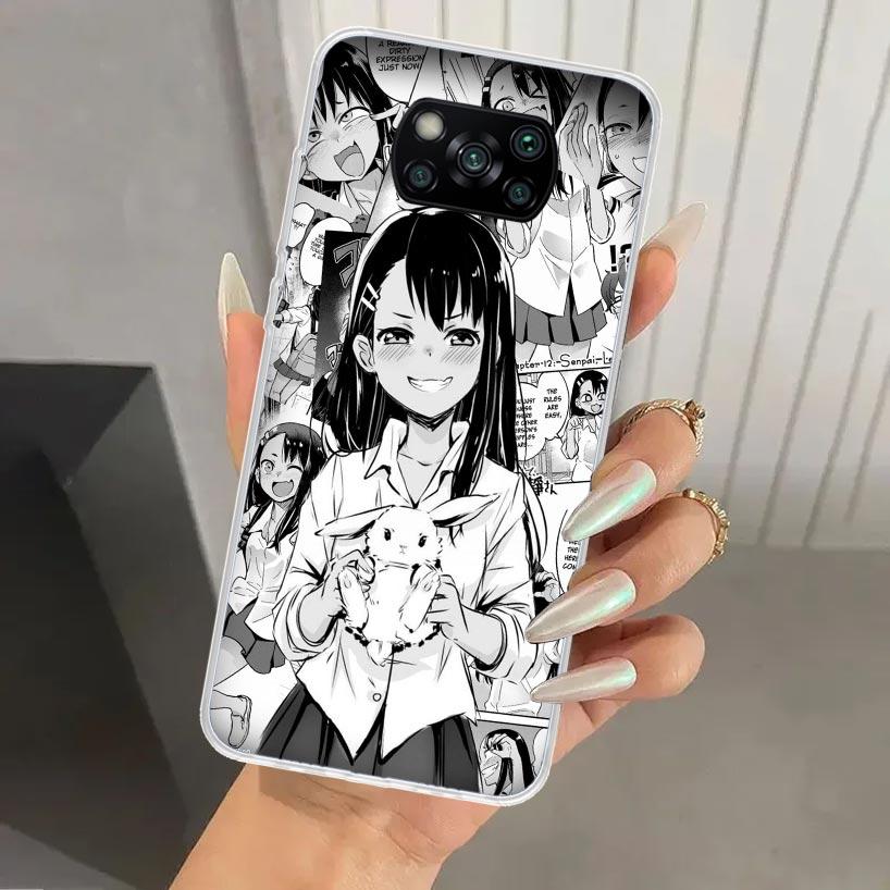 Nagatoro San Anime Aesthetic Phone Case for Xiaomi Poco X7 X6 X5 X4 X3 Nfc F6 F5 F4 GT F3 F2 Pro F1 M5S M4 M3 5G Soft Funda Prin